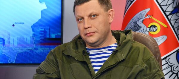 Glava Doneckoй narodnoй respubliki Aleksandr Zaharčenko Glava Doneckoй narodnoй respubliki Aleksandr Zaharčenko - Sputnik Srbija