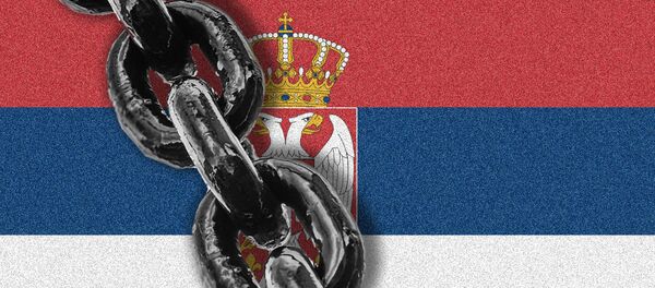 Ланац и застава Србије Ланац и застава Србије - Sputnik Србија