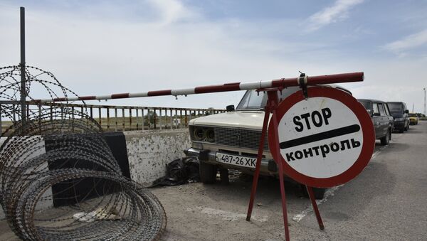 Granični prelaz Džankoj na rusko-ukrajinskoj granici - Sputnik Srbija