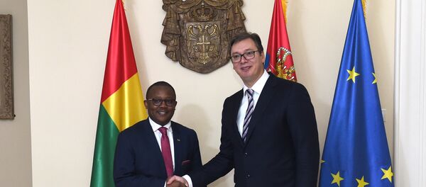 Premijer Gvineje Bisao sa predsednikom Srbije u Beogradu - Sputnik Srbija