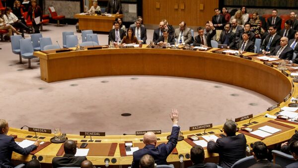 Гласање о нацрту резолуције о Сирији у Савету безбедности у Њујорку - Sputnik Србија