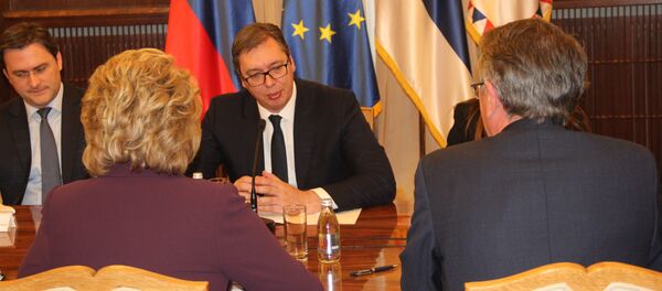 Валентина Матвијенко и Александар Вучић Валентина Матвијенко и Александар Вучић - Sputnik Србија