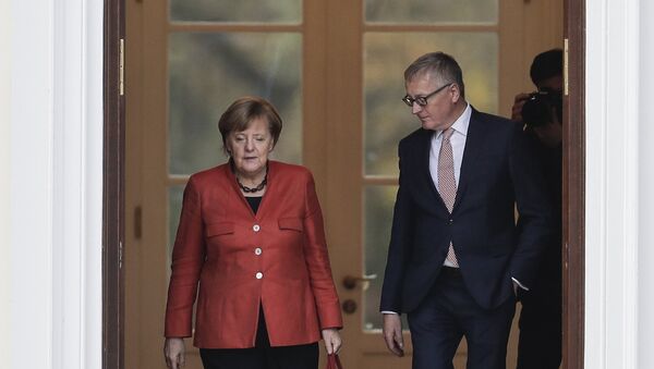Angela Merkel sa Štefanom Štajnlajnom - Sputnik Srbija