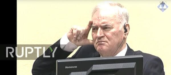 Ratko Mladić tokom izricanja presude u Hagu - Sputnik Srbija