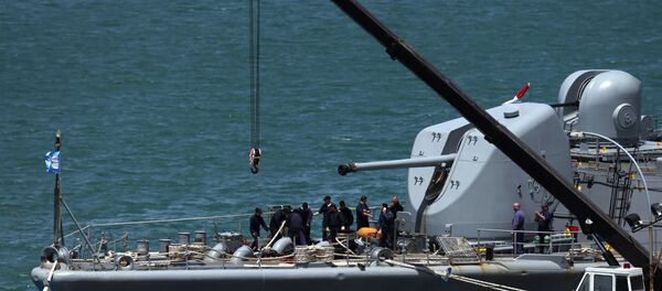 Морнари на разарачу Саранди током операције потраге за аргентинском подморницом Сан Хуан - Sputnik Србија