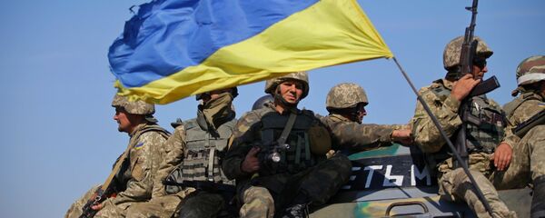 Украјински војници током операције на Истоку Украјине - Sputnik Србија