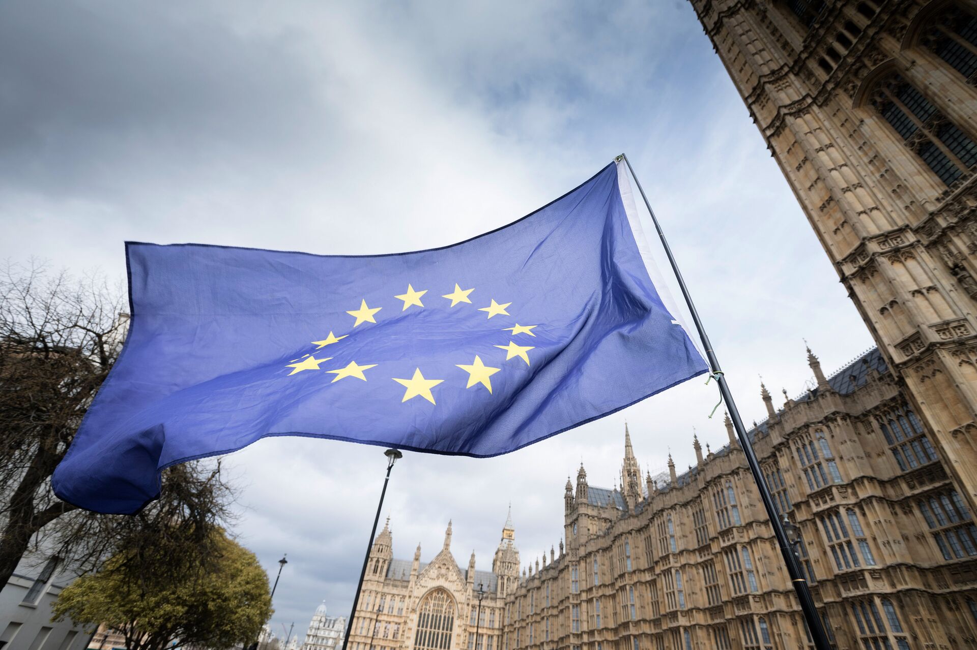 Застава Европске уније на улици у Лондону - Sputnik Србија, 1920, 23.07.2025