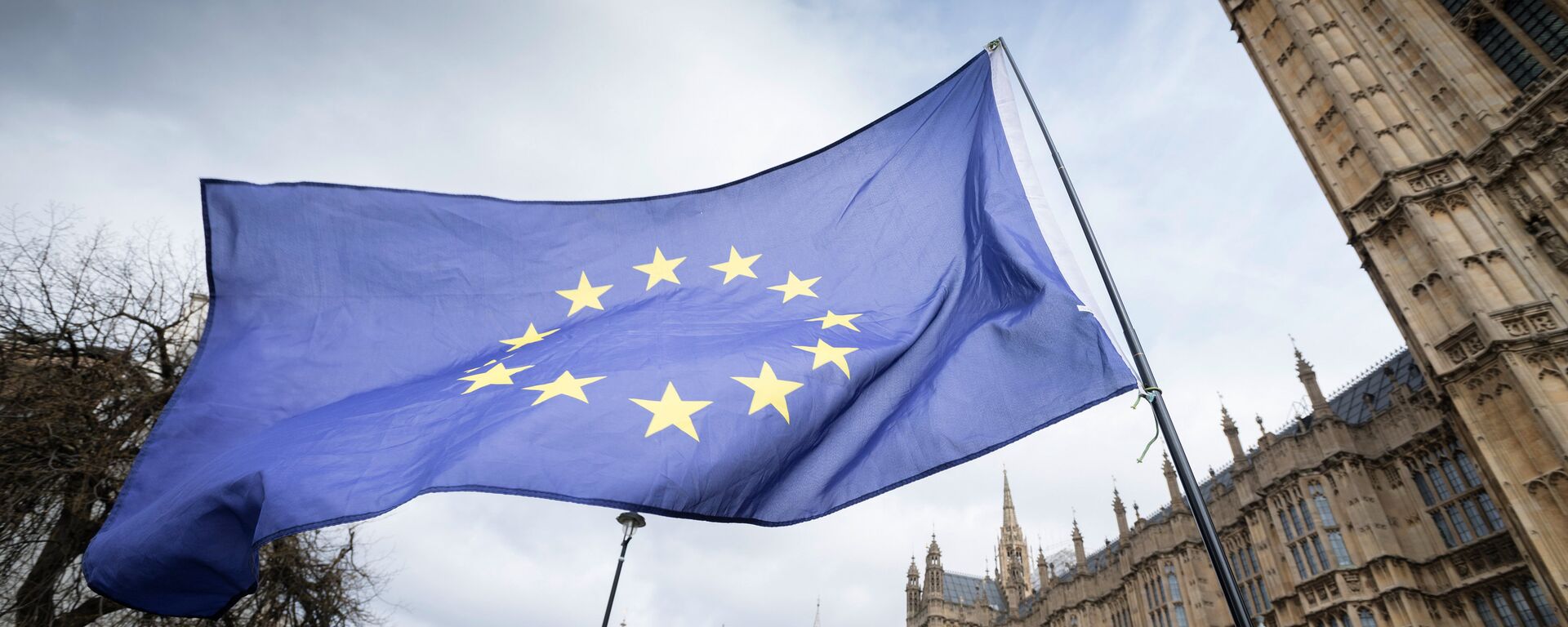 Застава Европске уније на улици у Лондону - Sputnik Србија, 1920, 16.03.2026