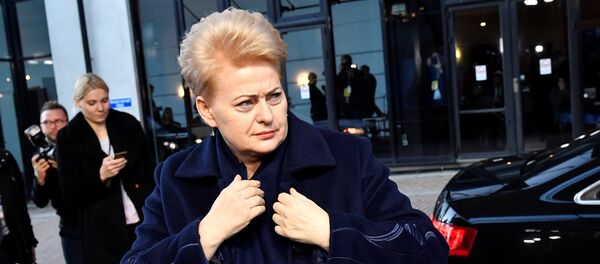 Председница Литваније Даља Грибаускајте - Sputnik Србија