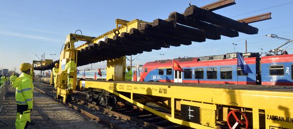 Почели радови на прузи Београд-Будимпешта - Sputnik Србија