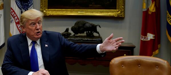 Председник САД Доналд Трамп у Белој кући - Sputnik Србија