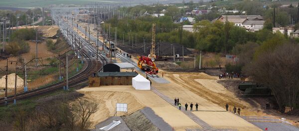 Изградња железничке пруге око Украјине - Sputnik Србија