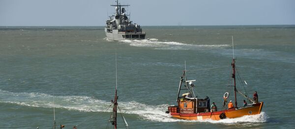 Аргентински разарач Саранди у операцији потраге и спасавања подморнице Сан Хуан - Sputnik Србија