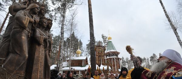 Откривање споменика Царска деца у Свердловској области посвећеном убијеној деци последњег руског цара Николаја Другог - Sputnik Србија