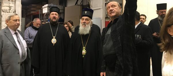 Srpski patrijarh u radionici akademika Muhina Srpski patrijarh u radionici akademika Muhina - Sputnik Srbija