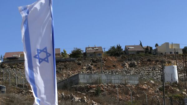 Израелска застава у јеврејском насељу Шило на палестинској Западној обали - Sputnik Србија
