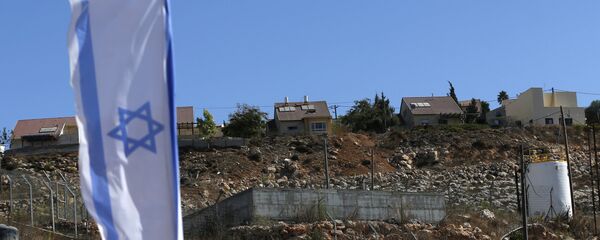 Izraelska zastava u jevrejskom naselju Šilo na palestinskoj Zapadnoj obali - Sputnik Srbija
