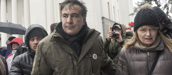 Председник Грузије Михаил Сакашвили - Sputnik Србија