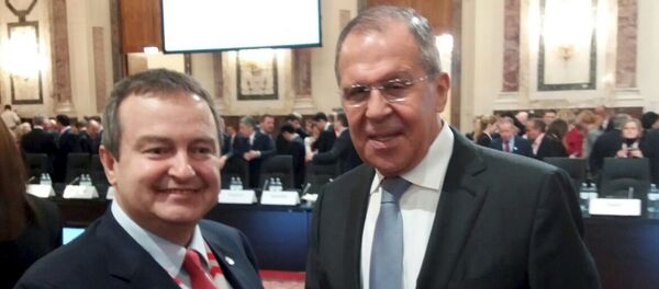 Ministri spoljnih poslova Srbije i Rusije Ivica Dačić i Sergej Lavrov - Sputnik Srbija