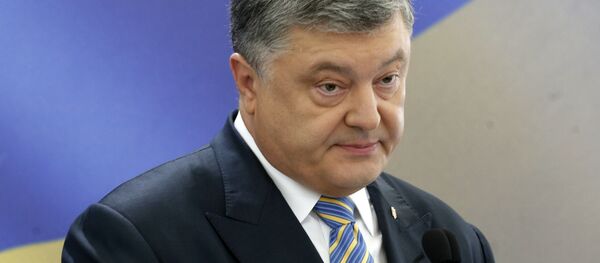 Predsednik Ukrajine Petro Porošenko na konferenciji za medije u Kijevu - Sputnik Srbija