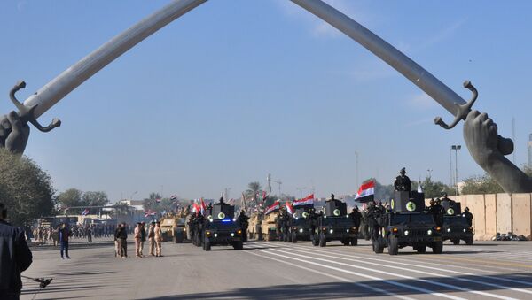 Vojna vozila iračkih snaga bezbednosti na vojnoj paradi u Bagdadu - Sputnik Srbija