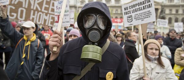 Протест против фрекинга Протест против фрекинга - Sputnik Србија