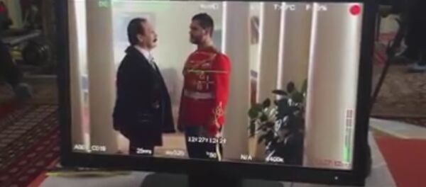 Сцена са снимања документарно-играног филма Звезда и смрт грофа Вронског. Српски гамбит. Сцена са снимања документарно-играног филма Звезда и смрт грофа Вронског. Српски гамбит. - Sputnik Србија