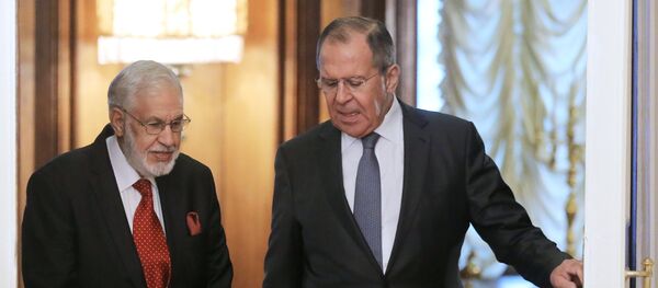 Министри спољних послова Либије и Русије Мухамед Сијала и Сергеј Лавров Министри спољних послова Либије и Русије Мухамед Сијала и Сергеј Лавров - Sputnik Србија