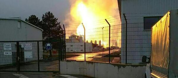 Експлозија гасовода у Баумгартену у Аустрији Експлозија гасовода у Баумгартену у Аустрији - Sputnik Србија
