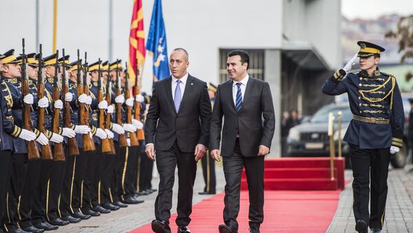 Ramuš Haradinaj i Zoran Zaev - Sputnik Srbija