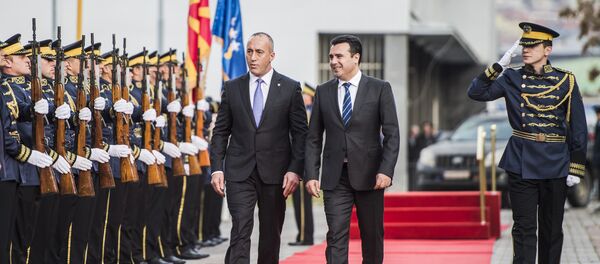 Рамуш Харадинај и Зоран Заев - Sputnik Србија