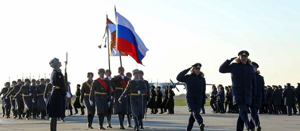 Руска војска у бази Хмејмим у Сирији - Sputnik Србија