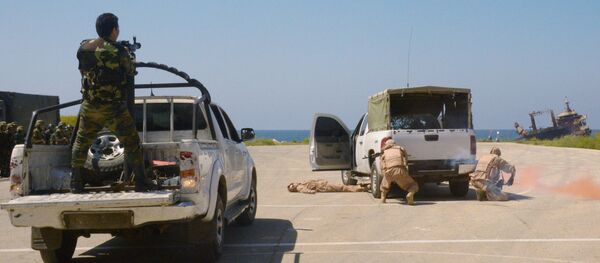 Заједничке војне вежбе руске и сиријске војске у Тартусу - Sputnik Србија