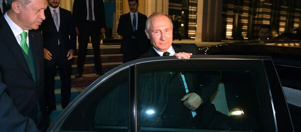 Владимир Путин у посети Анкари - Sputnik Србија