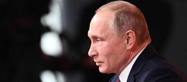 Годишња прес-конференција руског председника Владимира Путина Годишња прес-конференција руског председника Владимира Путина - Sputnik Србија