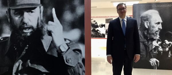 Aleksandar Vučić na Kubi - Sputnik Srbija