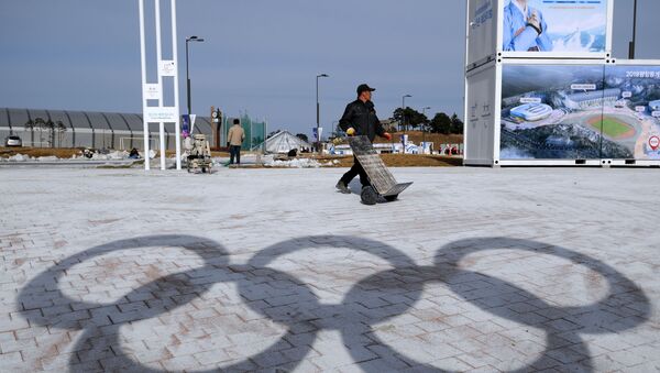 Сенка олимпијских кругова у Пјонгчангу, где ће 2018. бити одржане ЗОИ - Sputnik Србија