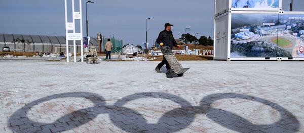 Сенка олимпијских кругова у Пјонгчангу, где ће 2018. бити одржане ЗОИ - Sputnik Србија