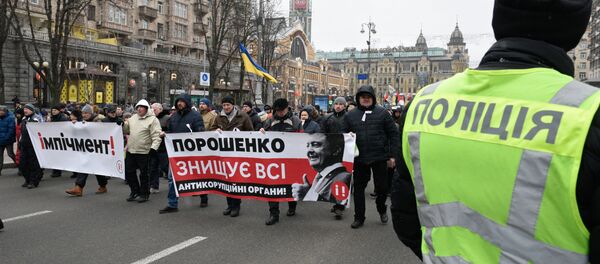 Protestna šetnja pristalica Mihaila Sakašvilija u Kijevu - Sputnik Srbija
