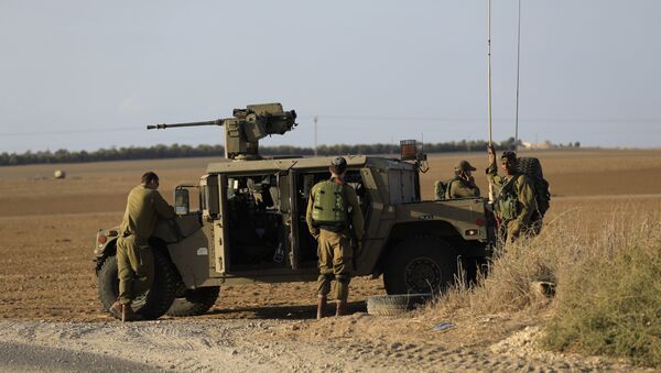 Израелска војска на граници са Газом - Sputnik Србија