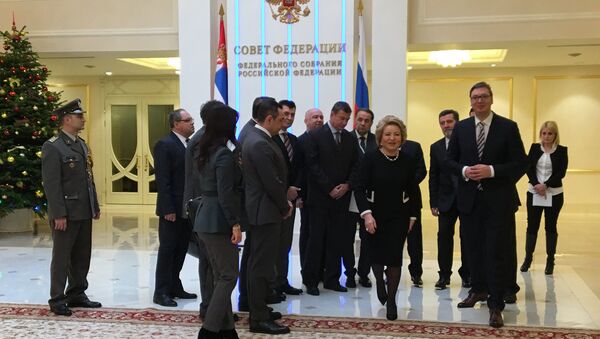 Delegacija Srbije u poseti Valentini Matvijenko - Sputnik Srbija