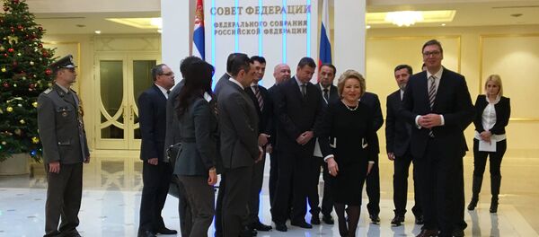 Делегација Србије у посети Валентини Матвијенко Делегација Србије у посети Валентини Матвијенко - Sputnik Србија