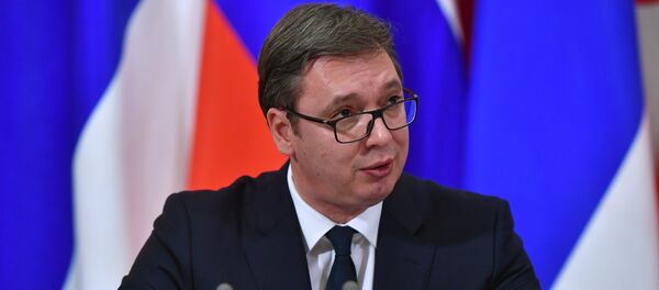 Predsednik Srbije Aleksandar Vučić u Kremlju Predsednik Srbije Aleksandar Vučić u Kremlju - Sputnik Srbija