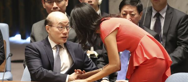 Стална представница САД у УН Ники Хејли Стална представница САД у УН Ники Хејли - Sputnik Србија