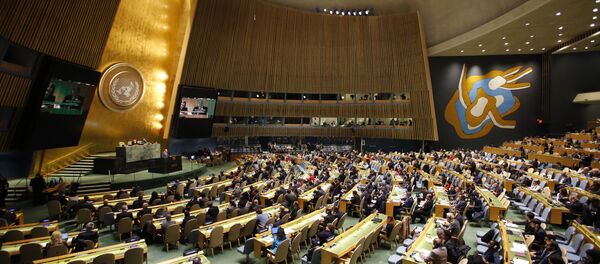 Генерална скупштина Уједињених нација изјашњава се о египатској резолуцији. - Sputnik Србија