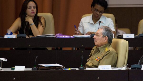 Раул Кастро на заседању кубанског парламента. - Sputnik Србија