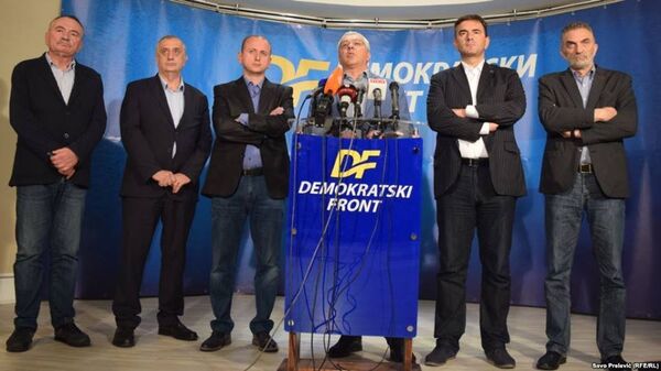 Konferencija za novinare Demokratskog fronta - Sputnik Srbija