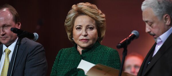 Predsednik Saveta Federacija Rusije Valentina Matvijenko - Sputnik Srbija