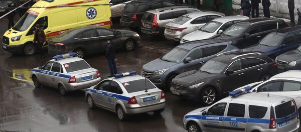 Возила полиције и хитне помоћи у Москви - Sputnik Србија