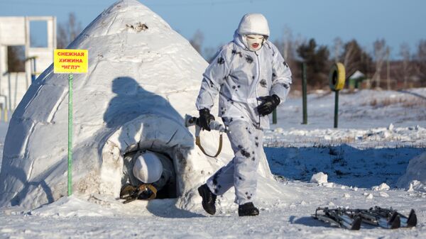 Војне вежбе руске војске на Арктику - Sputnik Србија